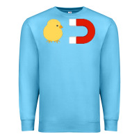 Ocean Blue chick magnet Premium Sweatshirt - artisFamous