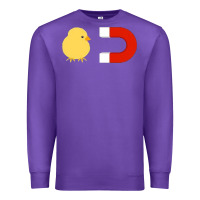 Purple chick magnet Premium Sweatshirt - artisFamous