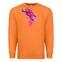 Carrot pink parrot T-shirts Premium Sweatshirt - artisFamous