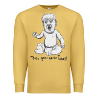 Antique Gold baby trump Premium Sweatshirt - artisFamous