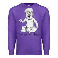 Purple baby trump Premium Sweatshirt - artisFamous