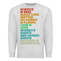 Dove Grey vintage, retro science is real, black lives matter Premium Sweatshirt - artisFamous