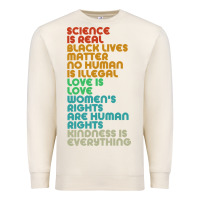 Sandshell vintage, retro science is real, black lives matter Premium Sweatshirt - artisFamous