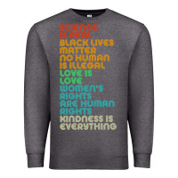 Charcoal Heather vintage, retro science is real, black lives matter Premium Sweatshirt - artisFamous