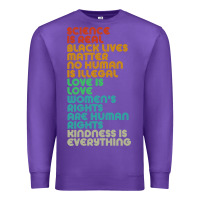 Purple vintage, retro science is real, black lives matter Premium Sweatshirt - artisFamous