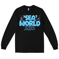 Black Sea World 2025 Long Sleeve Tee - CowhideDigitalArt