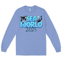 Colony Blue Sea World 2025 Long Sleeve Tee - CowhideDigitalArt