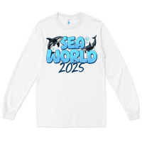 White Sea World 2025 Long Sleeve Tee - CowhideDigitalArt