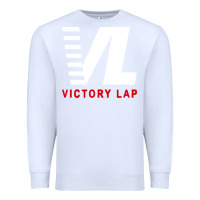 White vl for victory lap Premium Sweatshirt - artisFamous