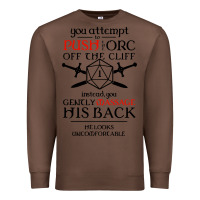 Chestnut tabletop rpg d20 orc massage critical failure Premium Sweatshirt - artisFamous