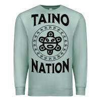 Seafoam white taino nation coqui sun boricua taino Premium Sweatshirt - artisFamous