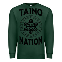 Sports Green white taino nation coqui sun boricua taino Premium Sweatshirt - artisFamous