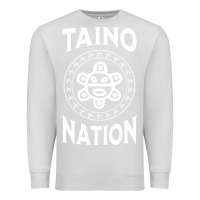 Dove Grey white taino nation coqui sun boricua taino Premium Sweatshirt - artisFamous