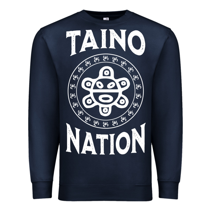 White Taino Nation Coqui Sun Boricua Taino Premium Sweatshirt by artisFamous | Teevron