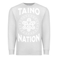 Oatmeal Heather white taino nation coqui sun boricua taino Premium Sweatshirt - artisFamous