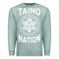 Seafoam white taino nation coqui sun boricua taino Premium Sweatshirt - artisFamous