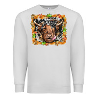 Dove Grey highland cow Premium Sweatshirt - JahusDesignShop