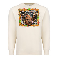 Sandshell highland cow Premium Sweatshirt - JahusDesignShop