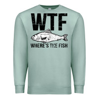 Seafoam wtf where's the fish Premium Sweatshirt - artisFamous