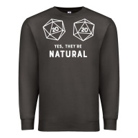 Smoke yes they're natural 20 dice funny rpg gamer Premium Sweatshirt - artisFamous