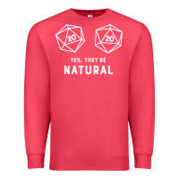 Cardinal yes they're natural 20 dice funny rpg gamer Premium Sweatshirt - artisFamous