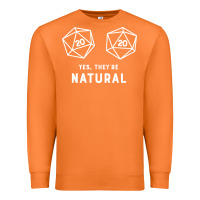 Carrot yes they're natural 20 dice funny rpg gamer Premium Sweatshirt - artisFamous