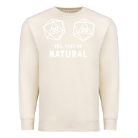 Sandshell yes they're natural 20 dice funny rpg gamer Premium Sweatshirt - artisFamous