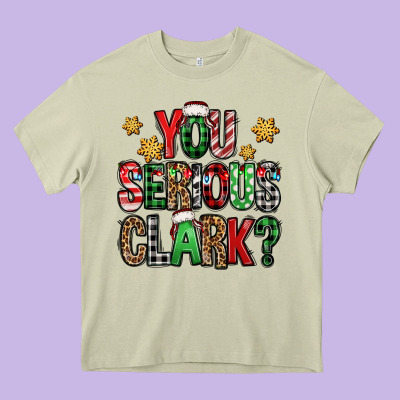 You Serious Clark Christmas Vacation Heavy Core Tee Designed By Jasminsmagicworld