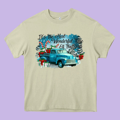 Its The Wonderful Time Of The Year Truck Heavy Core Tee Designed By Cowgirlartshop