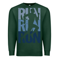 Sports Green Run Running | for Runners Premium Sweatshirt - artisFamous
