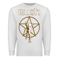 Oatmeal Heather rush starman Premium Sweatshirt - artisFamous