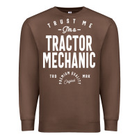 Chestnut Tractor Mechanic Gift Funny Job Title Profession Birthday Idea Premium Sweatshirt - artisFamous