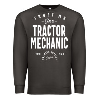 Smoke Tractor Mechanic Gift Funny Job Title Profession Birthday Idea Premium Sweatshirt - artisFamous