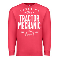 Cardinal Tractor Mechanic Gift Funny Job Title Profession Birthday Idea Premium Sweatshirt - artisFamous