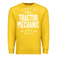 Lemon Tractor Mechanic Gift Funny Job Title Profession Birthday Idea Premium Sweatshirt - artisFamous