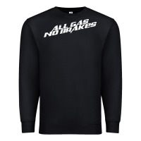 Black all gas no brakes for dark Premium Sweatshirt - artisFamous