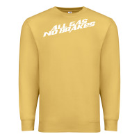 Antique Gold all gas no brakes for dark Premium Sweatshirt - artisFamous