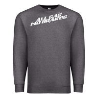 Charcoal Heather all gas no brakes for dark Premium Sweatshirt - artisFamous