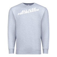Heather Grey all gas no brakes for dark Premium Sweatshirt - artisFamous