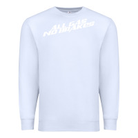 White all gas no brakes for dark Premium Sweatshirt - artisFamous