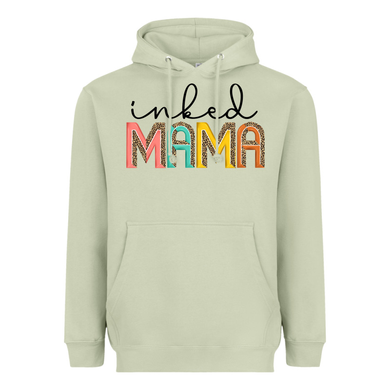 Inked Mama Artistshot Heavyweight Hoodie by JahusDesignShop | Teevron