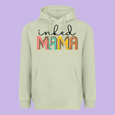Inked Mama Artistshot Heavyweight Hoodie Designed By Jahusdesignshop