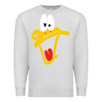 Dove Grey daffy duck Premium Sweatshirt - artisFamous