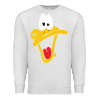 Oatmeal Heather daffy duck Premium Sweatshirt - artisFamous