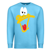 Ocean Blue daffy duck Premium Sweatshirt - artisFamous