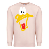 Pale Pink daffy duck Premium Sweatshirt - artisFamous