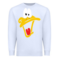 White daffy duck Premium Sweatshirt - artisFamous