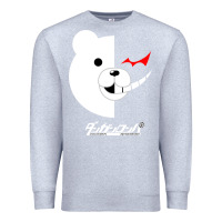 Heather Grey dangan ronpa  monokuma Premium Sweatshirt - artisFamous