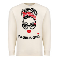 Taurus Girl Premium Sweatshirt | Teevron