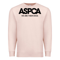 Pale Pink aspca we are their voice Premium Sweatshirt - artisFamous